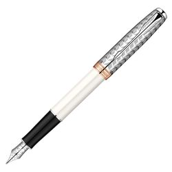 Перьевая ручка Parker Sonnet F540 PREMIUM Pearl Metal PGT перо 18Ct F (S0947310)