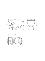 Бачок унитаза SANITA LUXE MAX (160 мм) MAXSLFT01 ЛЕВЫЙ подвод воды