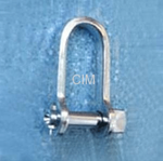 Скоба такелажная прямая плоская 8х41 мм.