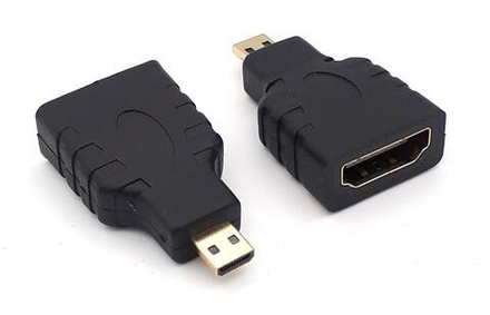Переходник цифровой microHDMI (M) -- HDMI (F) V1.4