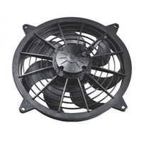 Электровентилятор 24 В, 305 мм, 160 Вт, тип A-от радиатора/всасывание, 2000 м3/час, 7 лопастей изогнутые, фланцевый