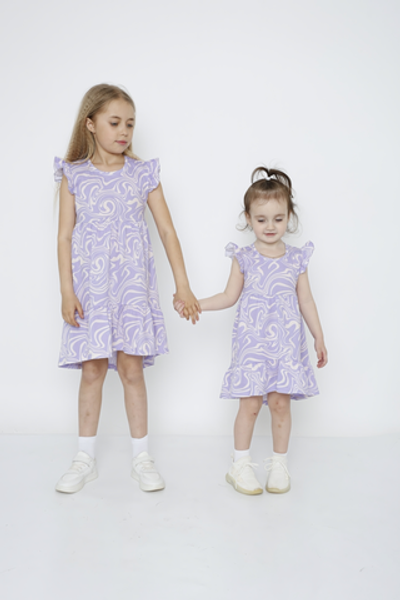 Платье "Бланш-6", сиреневый, р.134, (Ивашка)