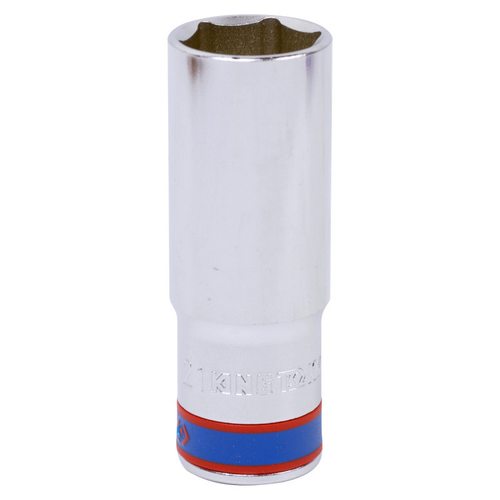 KING TONY (423521M) Головка торцевая глубокая шестигранная 1/2", 21 мм