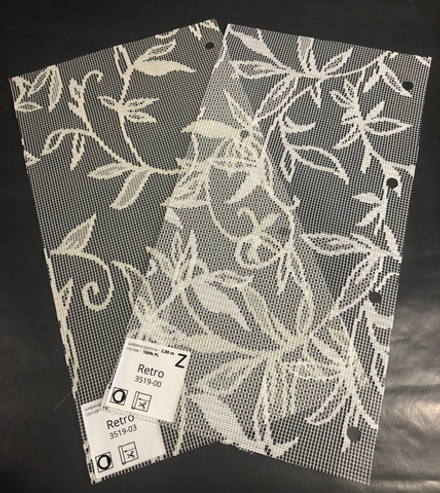 Рулонная штора Мини, ткань Retro 3519-03, цвет кремовый