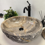 Раковина из оникса Erozy Grey EO-62179 57*47*15 0094