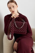 BAD GIRL LARGE BAG BORDO