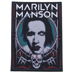 Нашивка спиновая Marilyn Manson (034)