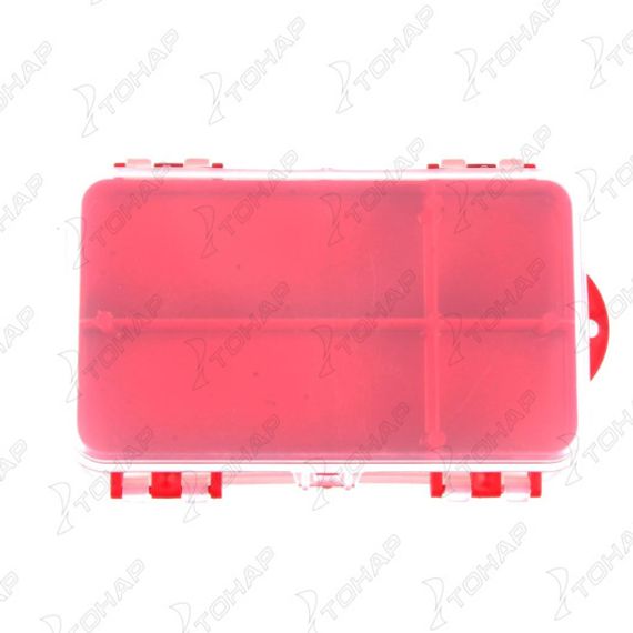 Коробочка для оснастки Helios двухсторонняя (красная)