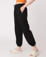 Купить Брюки Джоггеры FOS Женские Черные Брюки Джоггеры FOS Женские Черные