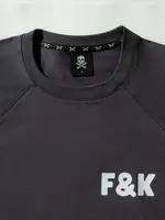 Лонгслив Hardlunch F&K темно-серый