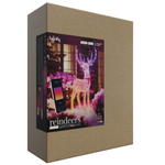 Умная уличная гирлянда «Северный олень» Twinkly Reindeers Stag, RGB + W (140x60 см, 250 светодиодов) Декоративная световая фигура