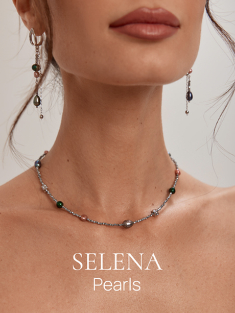 91003537 Колье Selena Pearls