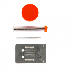 Набор для пайки, 5 предметов: паяльник 30 Вт, подставка, жало, паста, припой Sparta