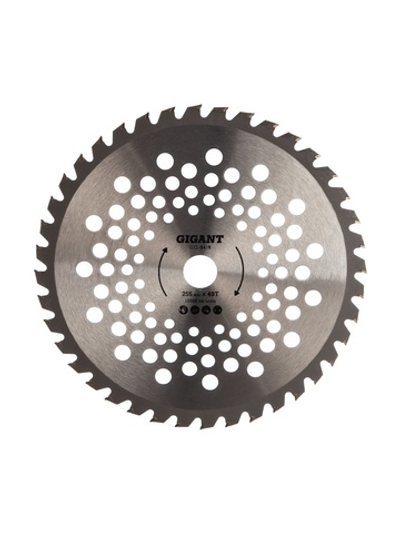Диск для триммера 255 мм, 40T Gigant G12-0419