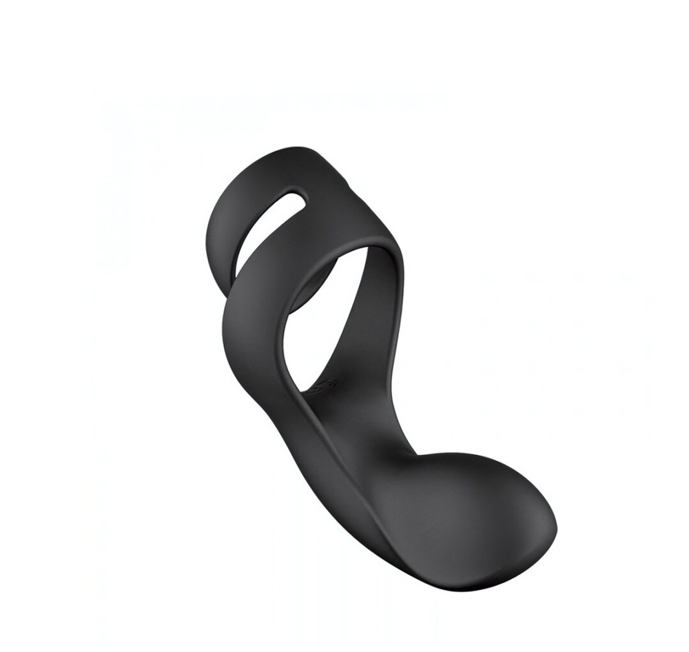 Вибростимулятор промежности с двойным кольцом Svakom Benedict чёрный