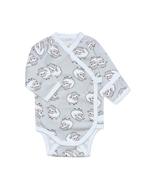 Боди-кимоно Овечки gray (56,62)