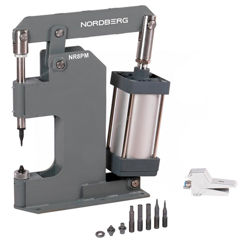 NORDBERG (NR8PM) Пневматический станок для заклепки грузовых тормозных колодок, цилиндр 160 мм