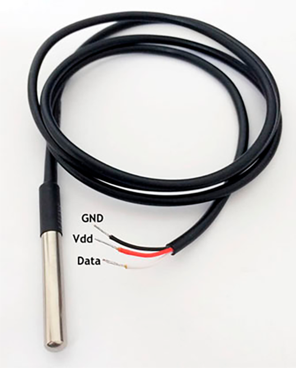 Врезной датчик температуры DS18B20 10 метров