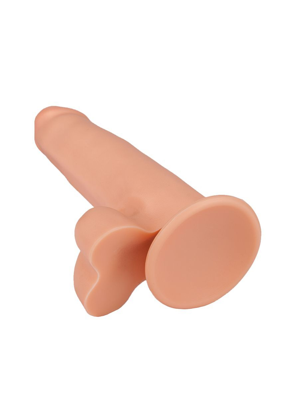 Фаллоимитатор на присоске телесного цвета - 16,5 см. (Цвет: телесный)