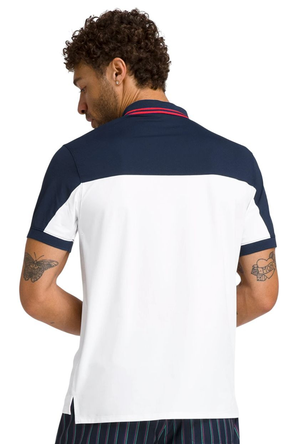 Мужское теннисное поло Wilson Advantage Zip - разноцветный