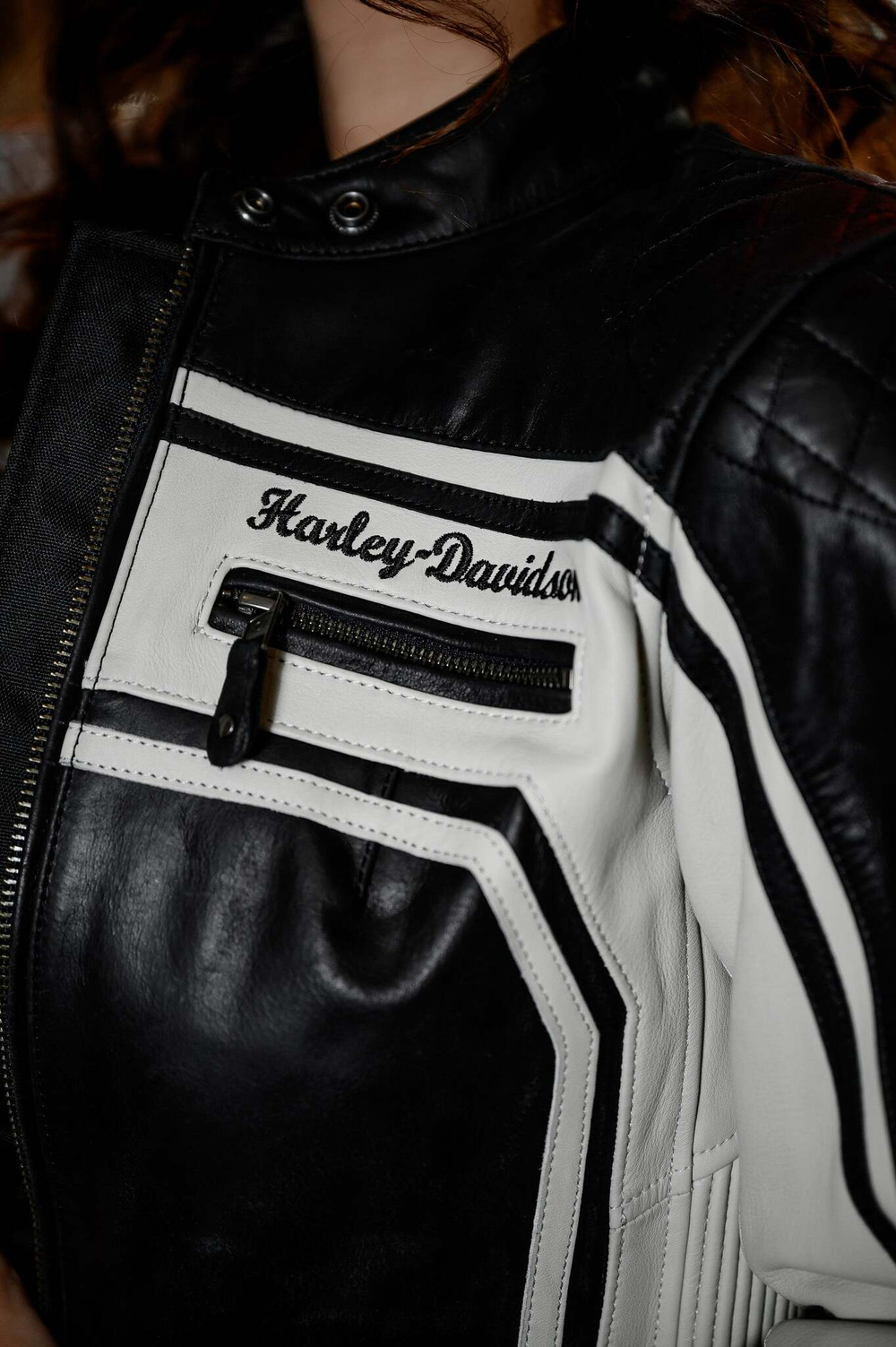 Куртка Harley-Davidson с контрастными полосками