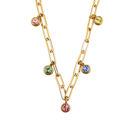 Колье Dyrberg Kern LEONA SG PASTEL MULTI 420125 M/G