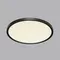 7662/32L MITRA LED SN 090 Светильник пластик/белый/черный LED 32Вт 3000/4000K D400 IP40 OMEGA BLACK