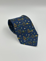 Галстук синий Salvatore Ferragamo