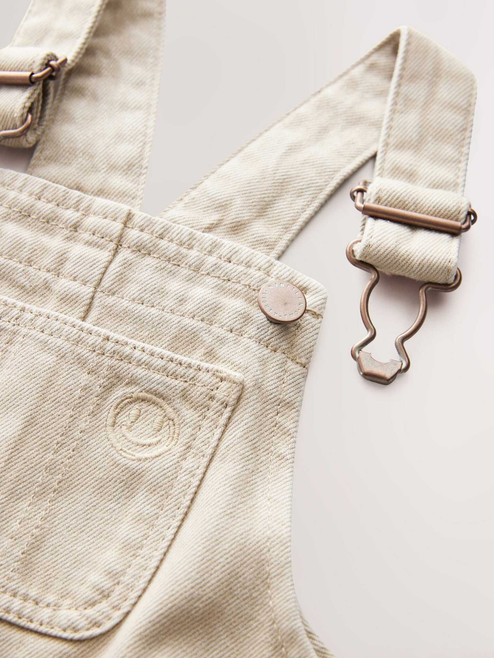 Комбинезон карго джинсовый Next E45-335, Песочный