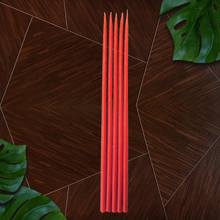 Архиерейские свечи воск 70% (красные)