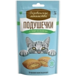 Подушечки с пюре из курицы, 30г, лакомство для кошек Деревенские лакомства