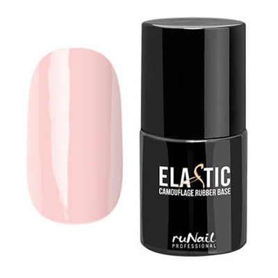 Камуфлирующая база RuNail Elastic с шиммером Арт.4161 Объем 10 мл