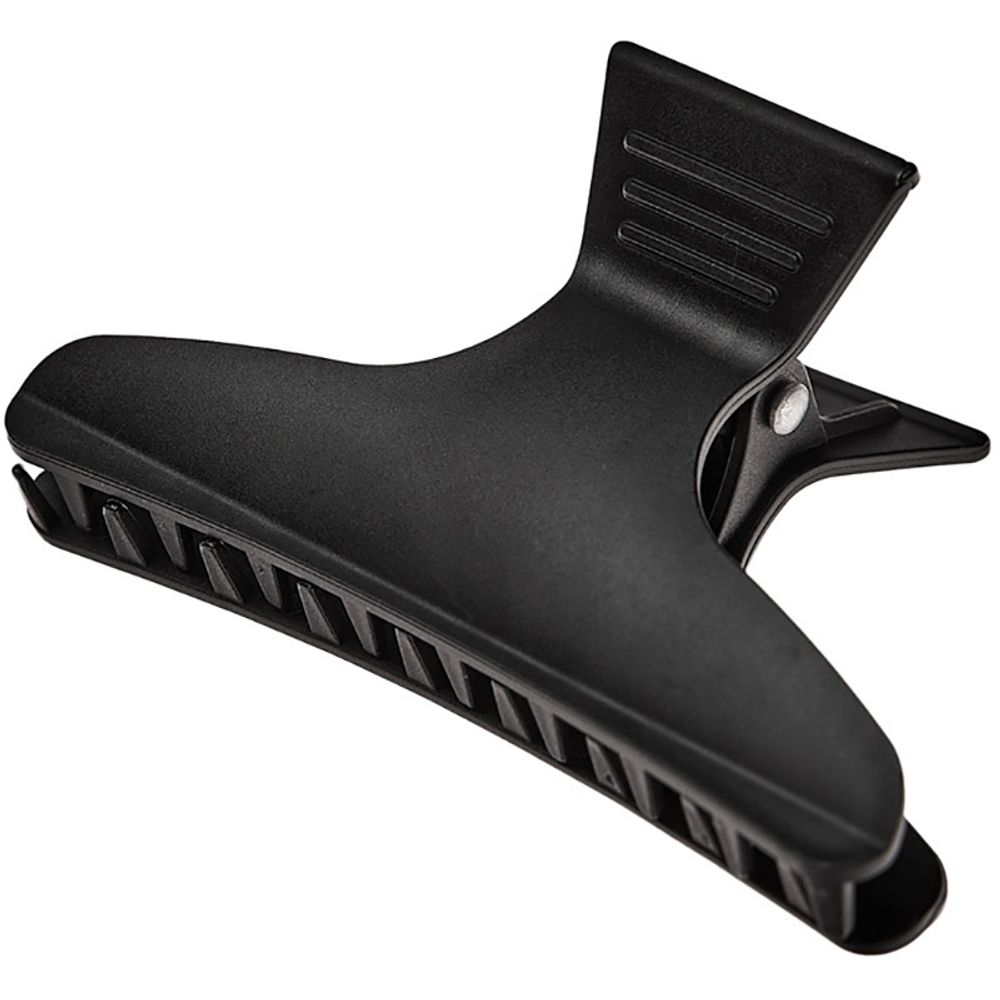 Зажим для волос Harizma “бабочка”, черный 12 штук (h10896-15)