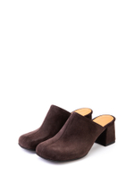 Мюли // Gloria // Chocolate // Suede