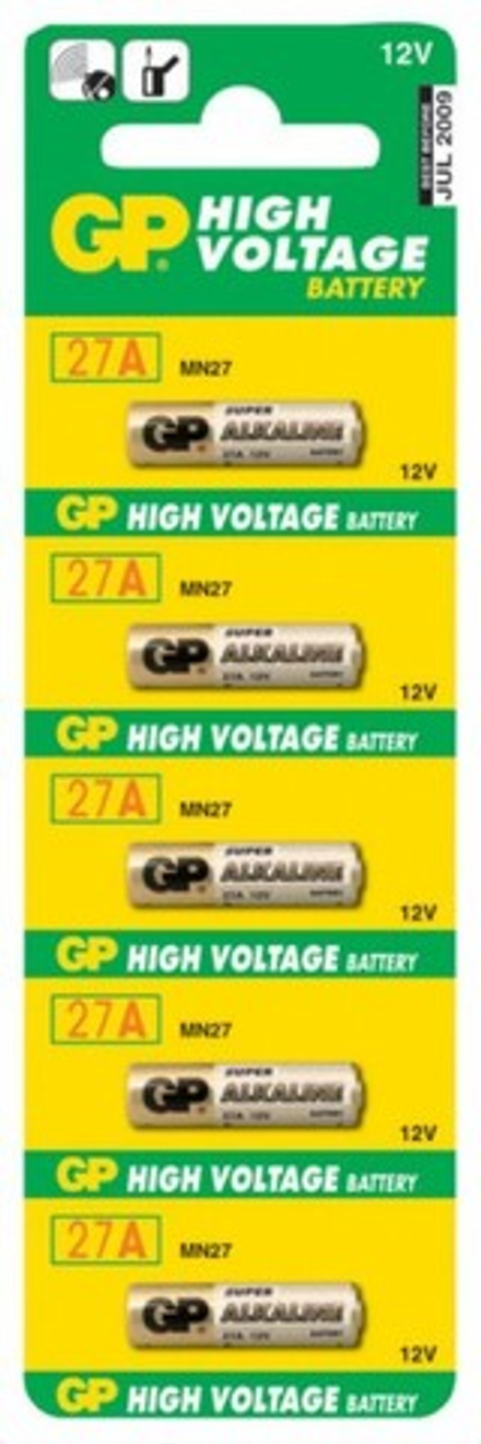 Батарея GP Super Alkaline 27A MN27 (5шт)