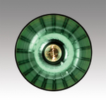 8064/1A MODERNI LN25 298 хром/зеленый, металл/стекло Подвесной светильник E27 1*60W 220V LORENZO