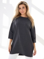 Кофта оверсайз больших размеров теплая туника