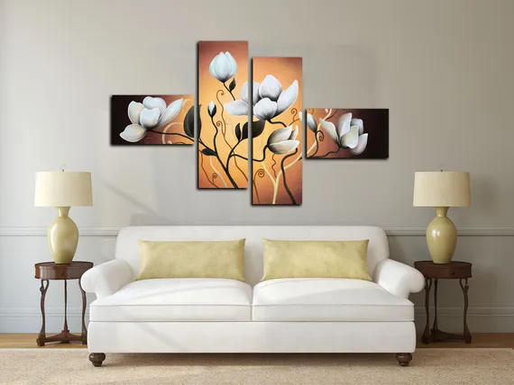 Модульная картина "Изысканный цветок"