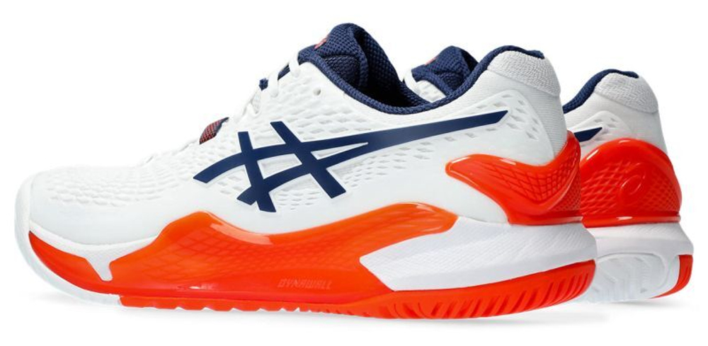 Мужские кроссовки теннисные Asics Gel-Resolution 9 - белый