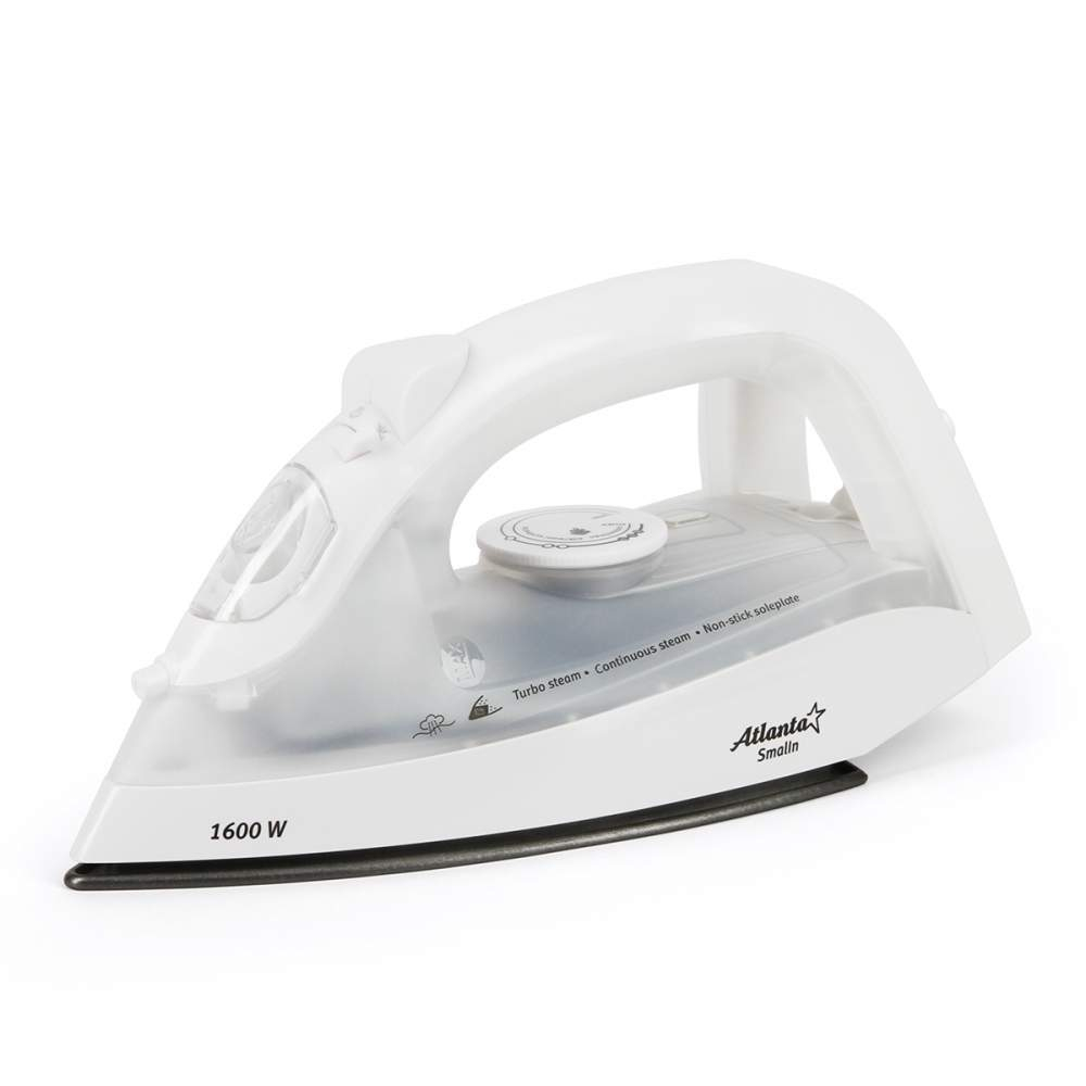 Утюг Atlanta ATH-5542, тефлоновая подошва, 1600Вт