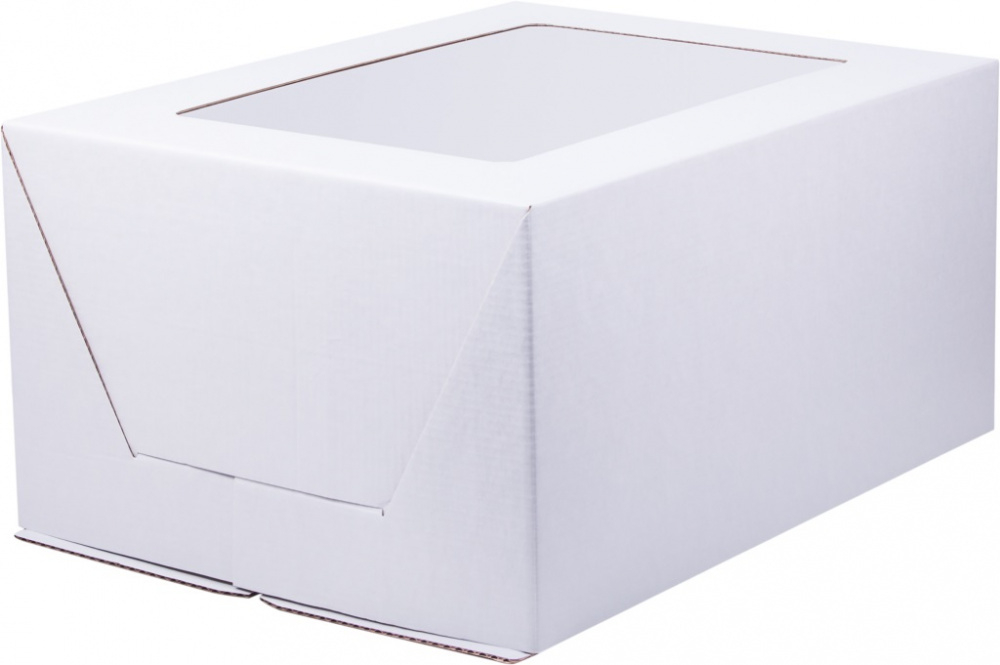 Упаковка картонная для торта 300*400*200мм RUK с окном (50 шт./кор.), 1 шт