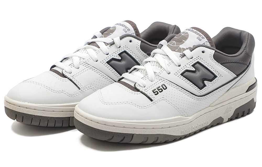 New Balance 550 White Grey Dark Grey
