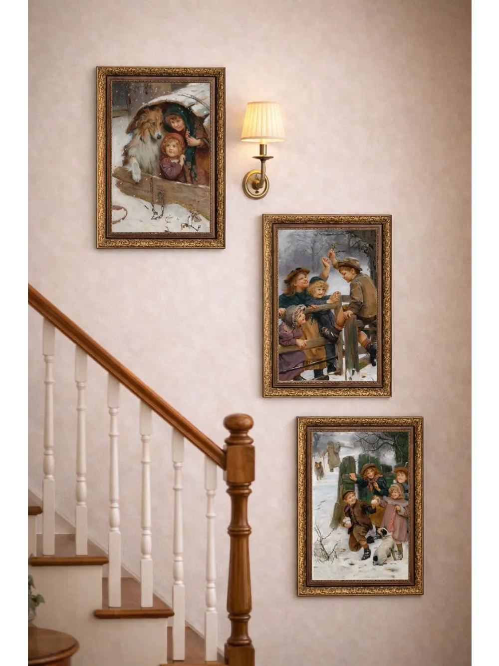 Картина на стену интерьерная на холсте "Дети"