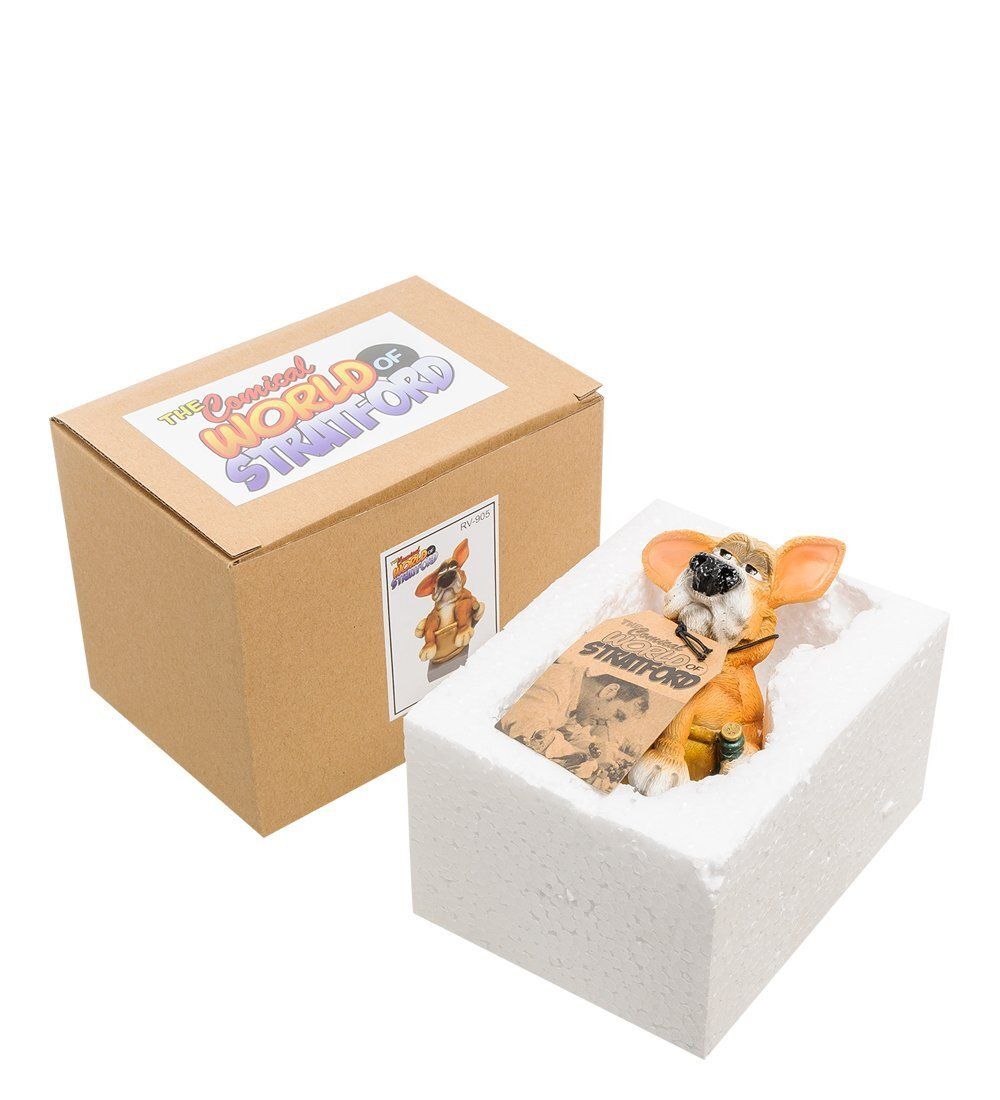 RV-905 Статуэтка Собака Фоксхаунд «Желаю полной золотой чаши» (W.Stratford)