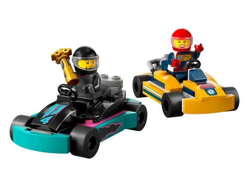 Конструктор LEGO City 60400 Гоночные картинг-кары и водители