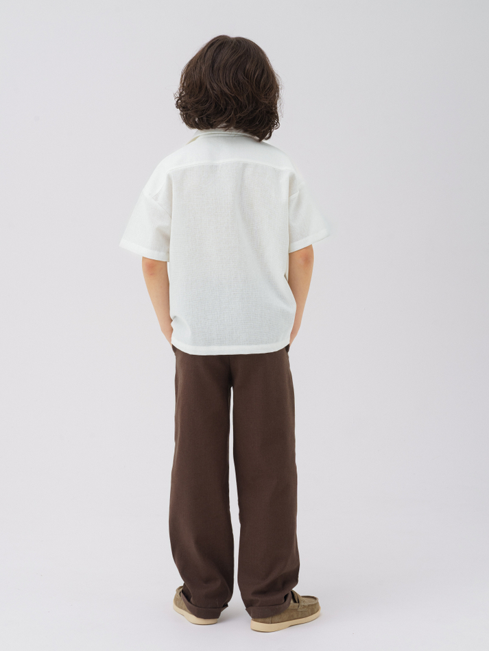 Костюм льняной рубашка и брюки