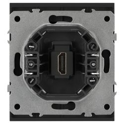 Розетка ЭРА Arktik 16-3114-05 HDMI антрацит | Эра Arktik