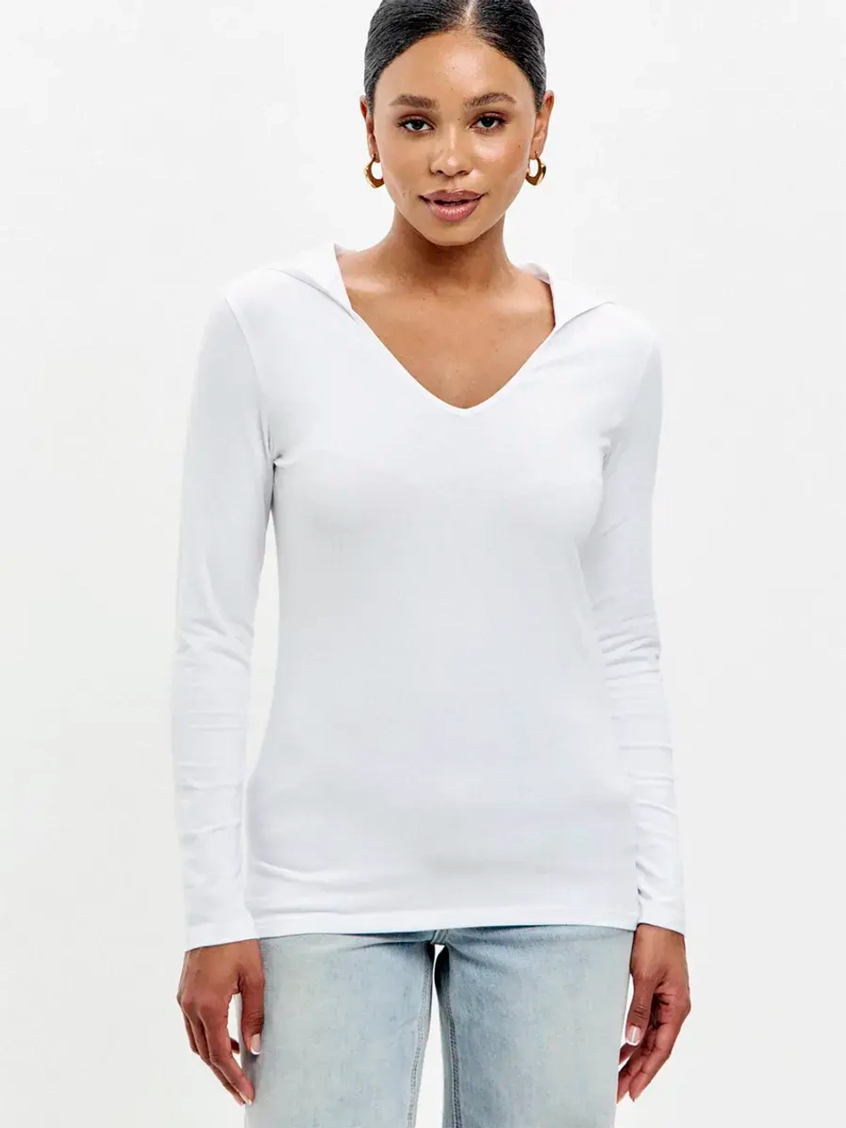 Лонгслив с капюшоном