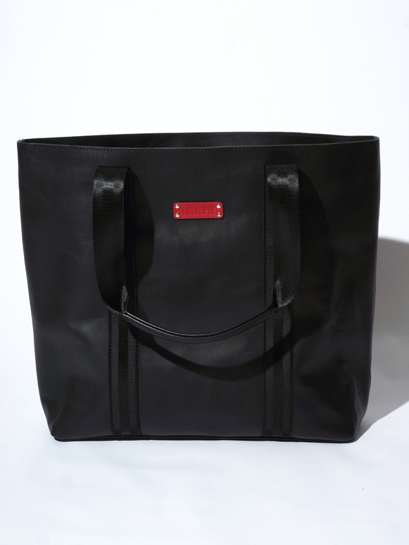 Кожаная сумка шоппер