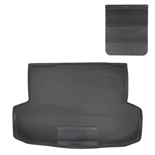 Коврик в багажник Norplast для Chevrolet Aveo в кузове SD (2004-2011) Черный, арт.NPL-P-12-05-APP